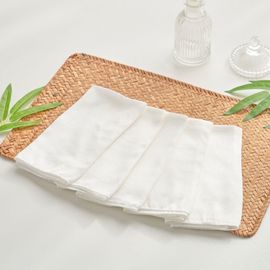 [Lieto Baby] Bamboo Gauze Embo Handkerchief for Baby 5pcs/Set-Washcloth for Newborn, Bib-Made in Korea